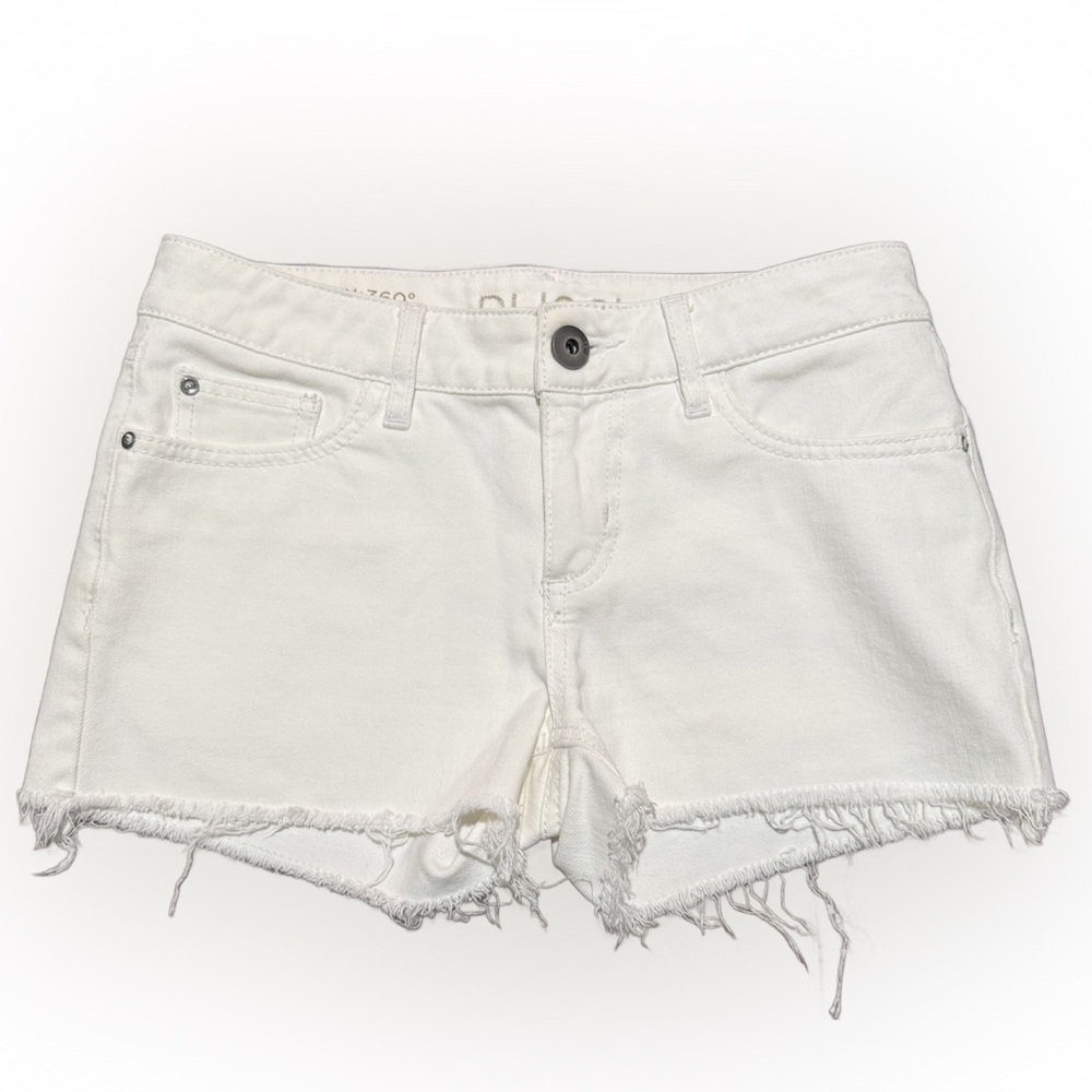 DL1961 White Jean Shorts